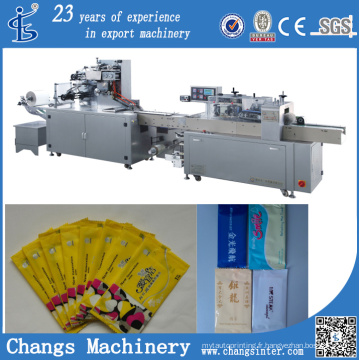 Sjb-250A Série Automatique Automatique Lingettes Humides Tissues Machines D&#39;emballage Fabricants
